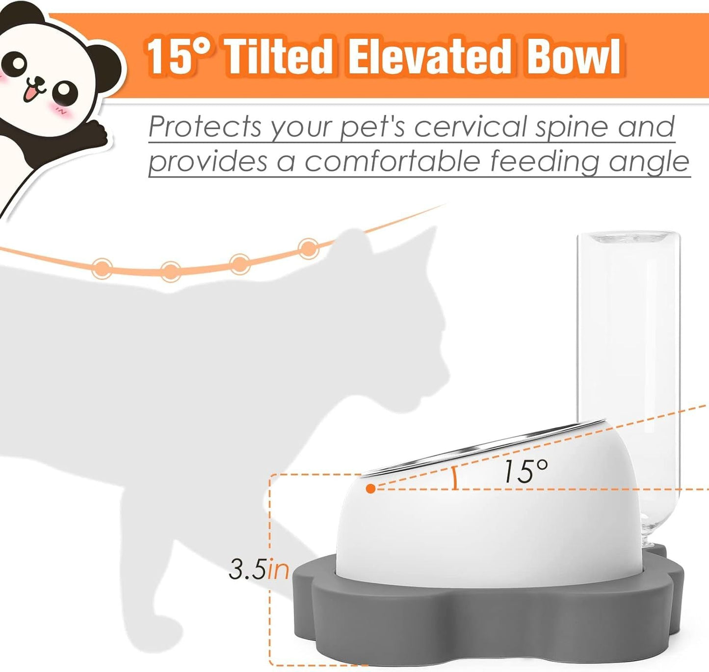 Elevated Dog Cat Bowls