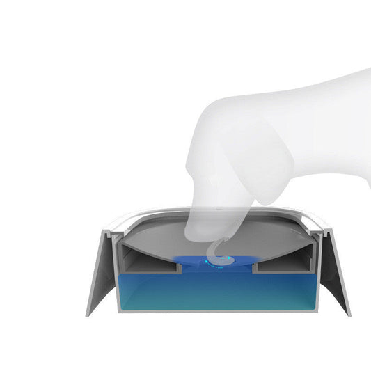 Pet floating water bowl